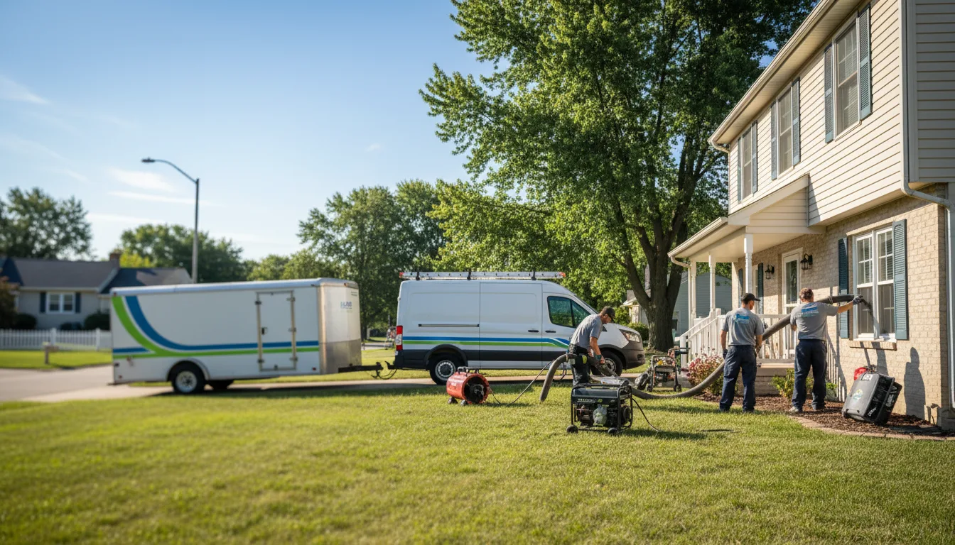 Flooded Basement Restoration And Cleanup With Repair in Kinsley, KS near me